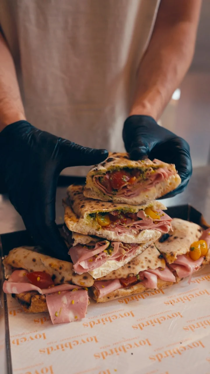 Instagram post from lovebirdspizza. This post is in position 9.