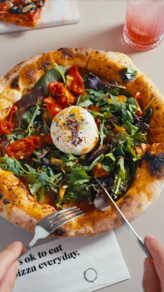 Instagram post from lovebirdspizza. This post is in position 1.