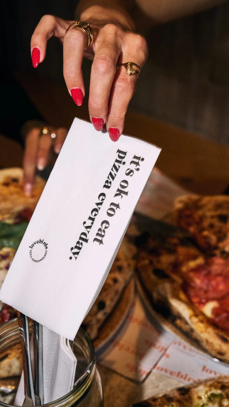 Instagram post from lovebirdspizza. This post is in position 0.
