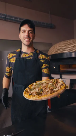 Instagram post from lovebirdspizza. This post is in position 1.