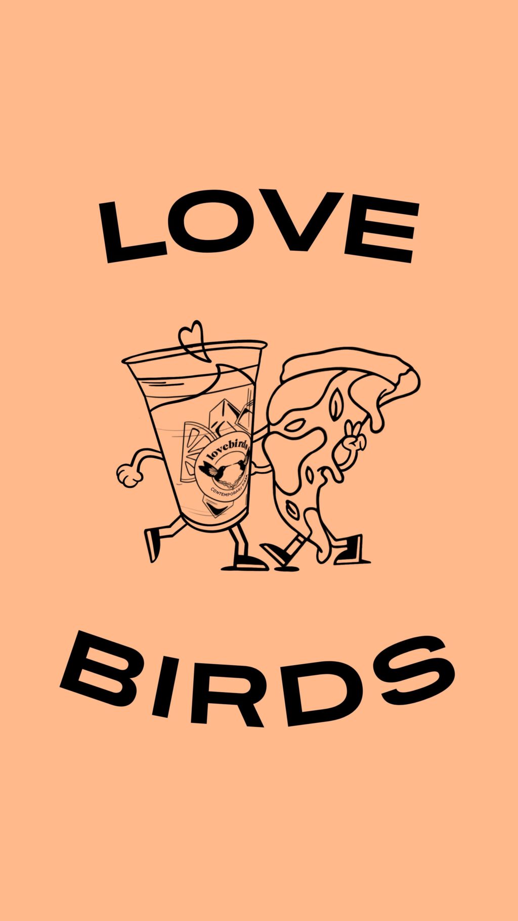 Instagram post from lovebirdspizza. This post is in position 0.